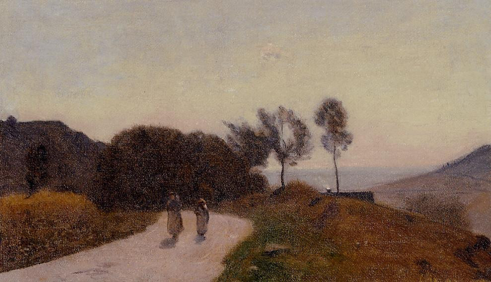 A Road in the Countryside, Near Lake Leman